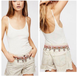 Free People Borderline Distressed jean Shorts,  27 CUT OFFS